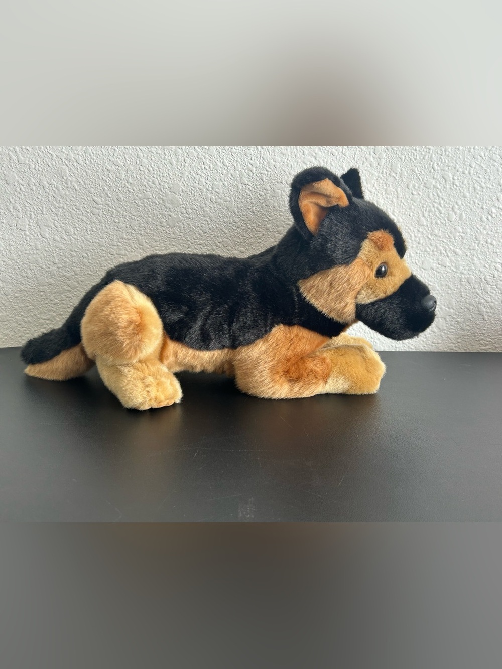 15” VIAHART  Gretchen The GERMAN SHEPHERD Stuffed Animal LYING POSE REALISTIC